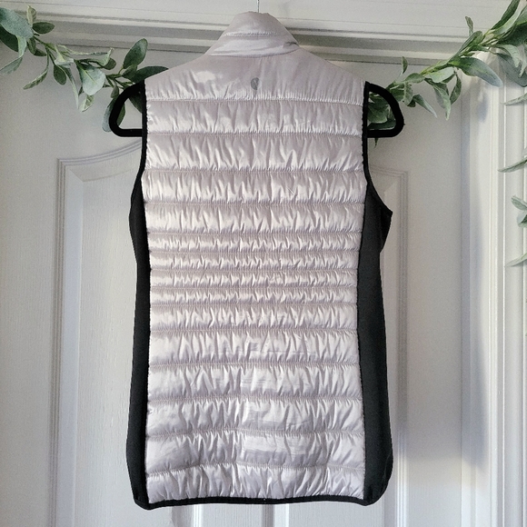 Xersion Reflective Vest Silver Black Small Zip Jacket Athletic - Picture 2 of 7